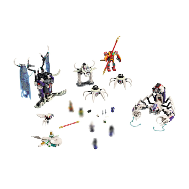 1:1 Set Monkie Kid Movie The Bone Demon 1375  PCS block toys 80028