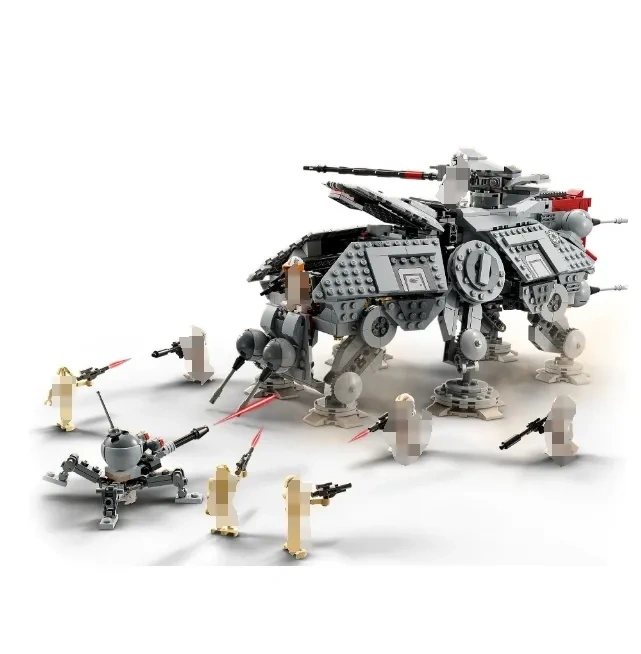 1:1 Set Star Wars Movie AT-TE Walker 1082PCS block toys 75337