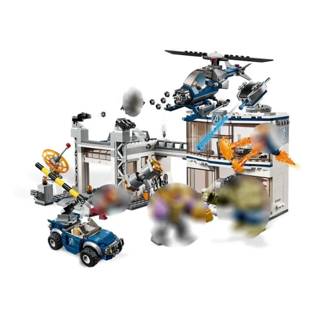 1:1 Set Marvel Movie Avengers Compound Battle 699 PCS block toys 76131
