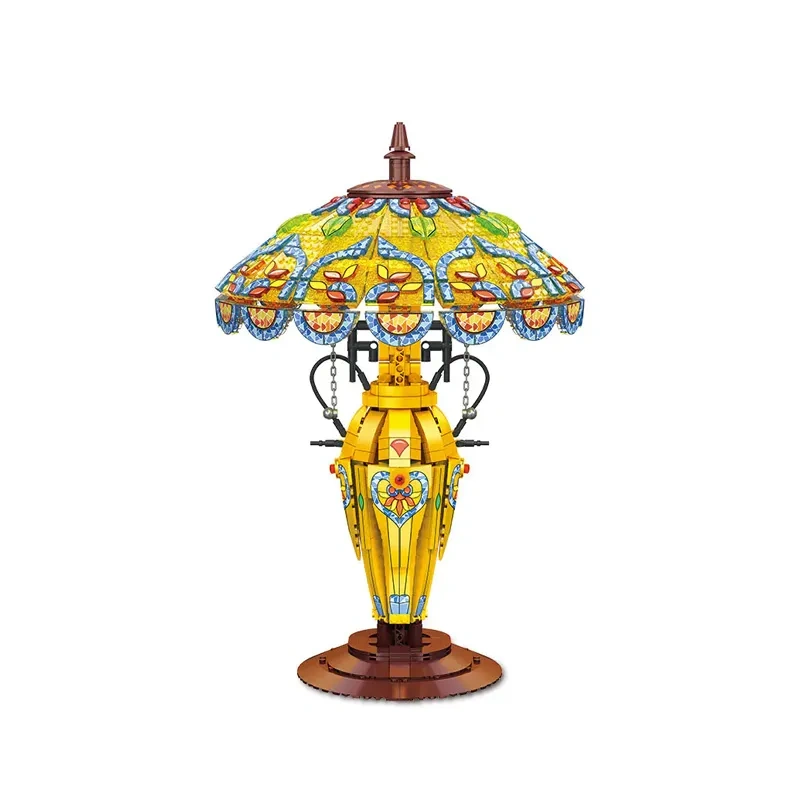 JIESTAR Creator Art and Craft Retro Table Lamp 1570 PCS block toys JJ9081