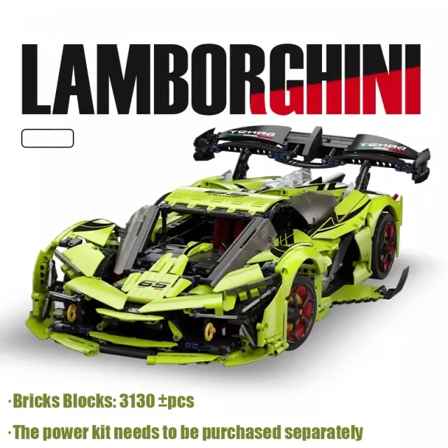 MOYU BLOCK Technic Sports Rambo GTR Track Edition sports car 1:8 3130 PCS block toys MY88028