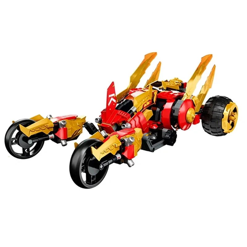 1:1 Set Ninjago Ninja Kai's Golden Dragon Raider 624 PCS block toys 71773