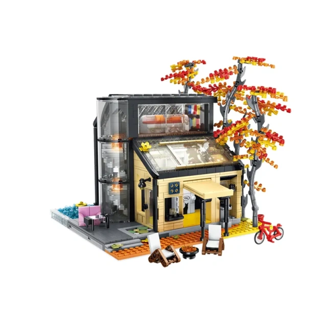 Forange Creator Building Dream Cottage Villa in Maple Grove 2008 PCS block toys FC8530