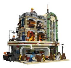 JIESTAR Creator Movie MOC - Downtown Diner - Apocalypse Version  2795 PCS block toys 89101