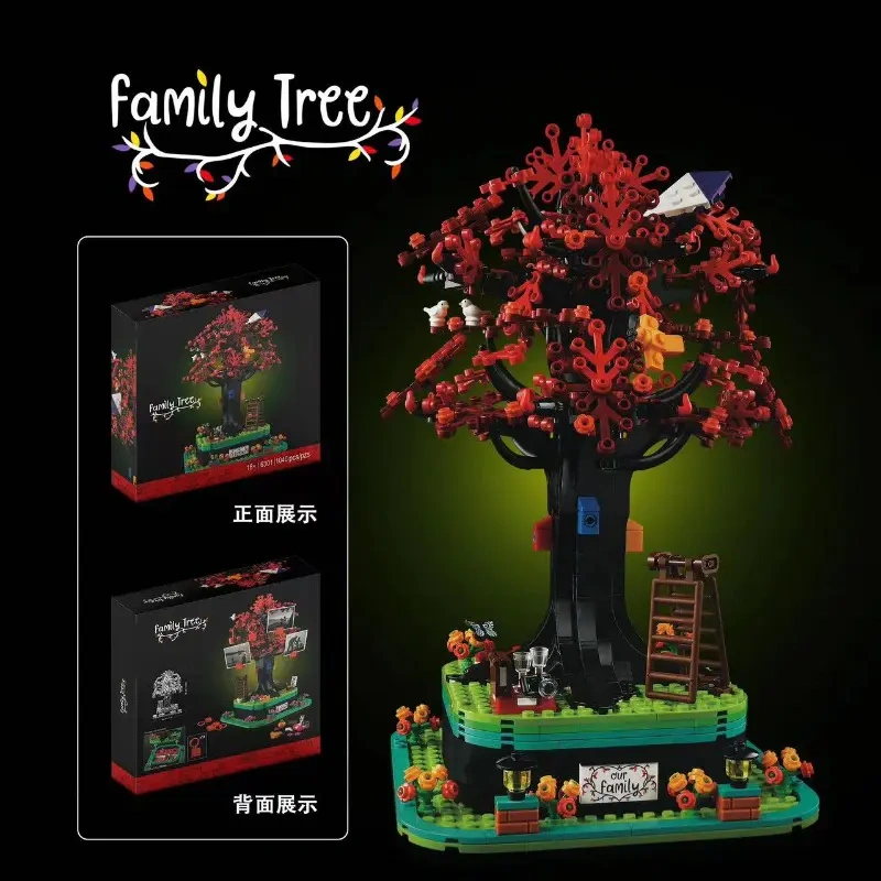 1:1 Set Ideas Art and Craft Family Tree 1040PCS block toys 21346