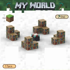 Magnetic block Minecraft Movie Enchantment Table 17PCS block toys 046/023