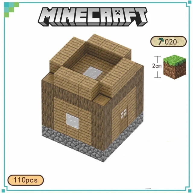 Magnetic block Minecraft Movie Building foundation style 78PCS block toys 018/ 019/ 020
