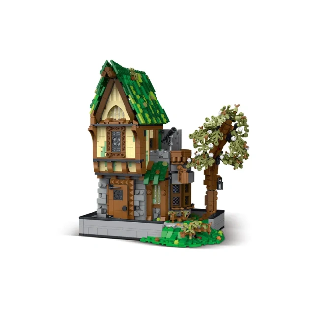 XMORK Historical Buildings Medieval Tavern 1872 PCS block toys 033033