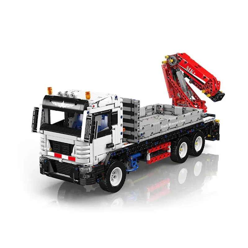 Mould King Technic Car Truck With Crane 2530 PCS block toys 17063