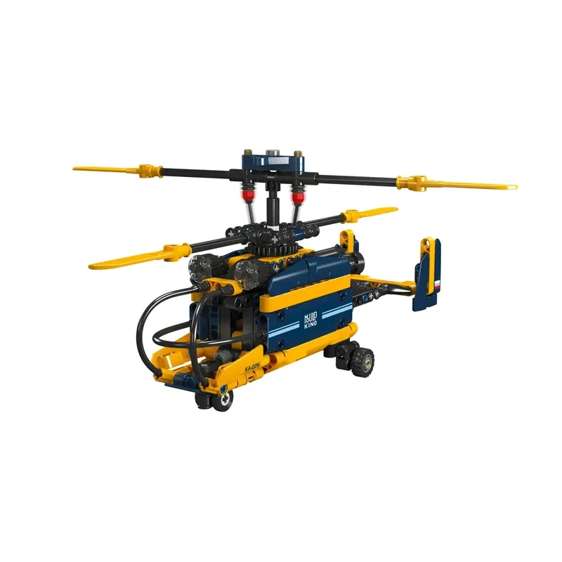 Mould King Technic Vehicl Coaxial Counter Rotating Helicopter 274 PCS block toys 24048