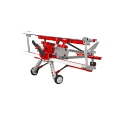 Mould King Technic Vehicl Red Biplane 300 PCS block toys 24049
