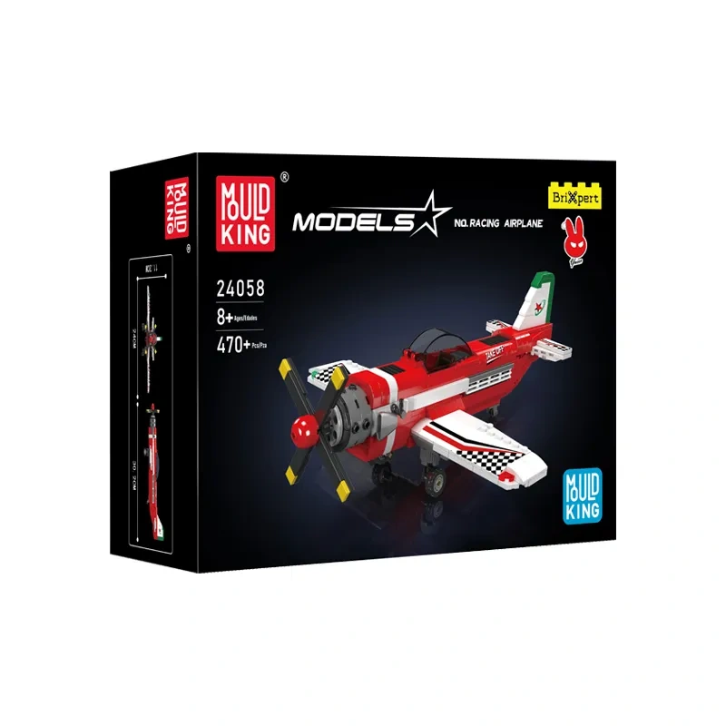 Mould King Technic Vehicl Racing Airplane 470 PCS block toys 24058