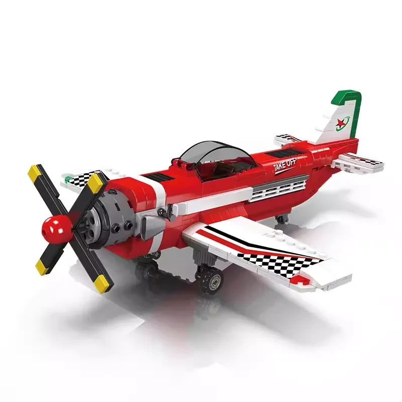 Mould King Technic Vehicl Racing Airplane 470 PCS block toys 24058