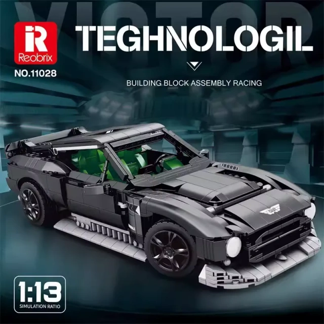 Reobrix Technic Car Aston Martin Victor 1638 PCS block toys 11028
