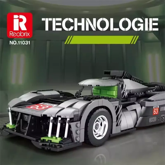 Reobrix Creator Technic Car PEUGEOT 9X8 1338 PCS block toys 11031