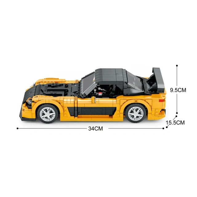 Reobrix Creator Technic Car MAZDA RX-7 1482 PCS block toys 11029