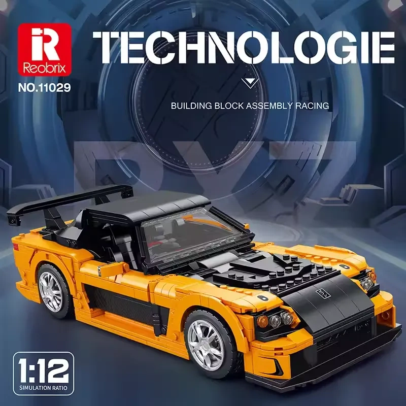 Reobrix Creator Technic Car MAZDA RX-7 1482 PCS block toys 11029
