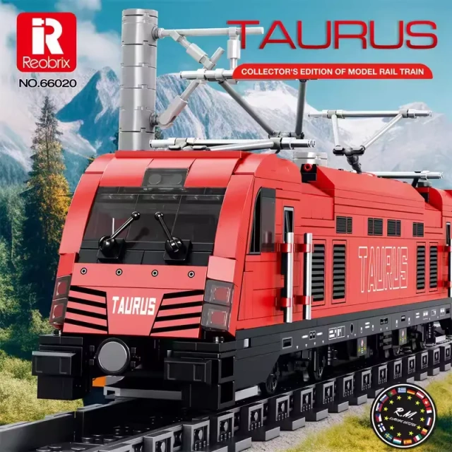 Reobrix City Trains Technic Taurus European Electric Passenger Train 1939 PCS block toys 66020
