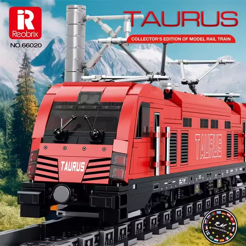 Reobrix City Trains Technic Taurus European Electric Passenger Train 1939 PCS block toys 66020