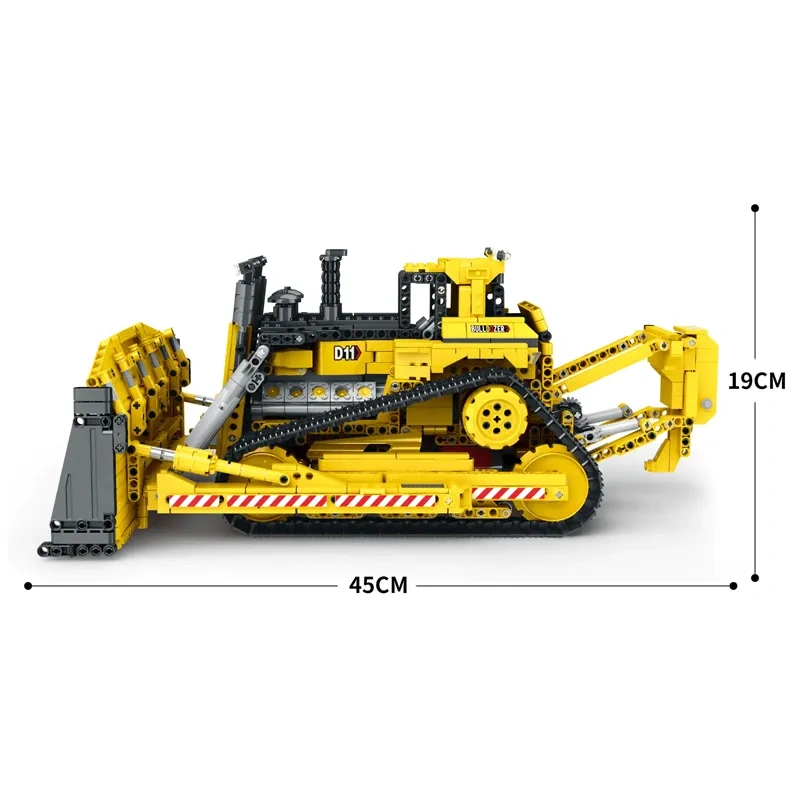 Reobrix Technic Car Mechanical D11 Bulldozer 1988 PCS block toys 22001