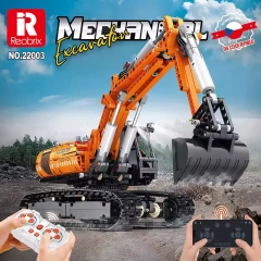 Reobrix Technic Car Mechanical Excavator 1106 PCS block toys 22003