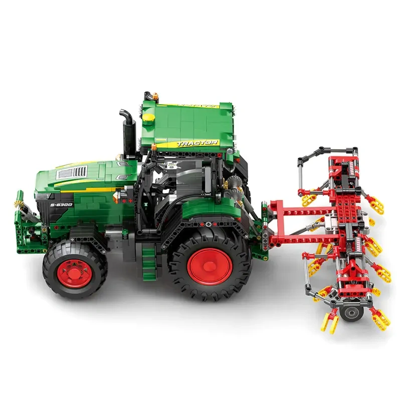 Reobrix Technic Car John Deere 6130 R Farm tractor 1828 PCS block toys 22015