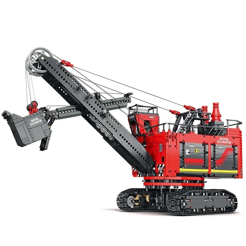Reobrix Technic Car Front shovel rope excavator 3170 PCS block toys 22014