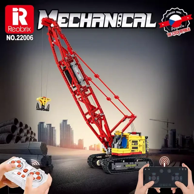 Reobrix Technic Car Crawler Crane 1322 PCS block toys 22006