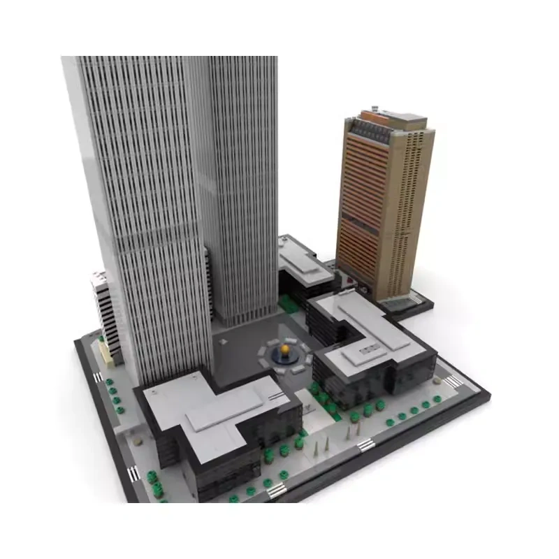 MOC Architecture Building The World Trade Center Complex 7124 PCS block toys 177998