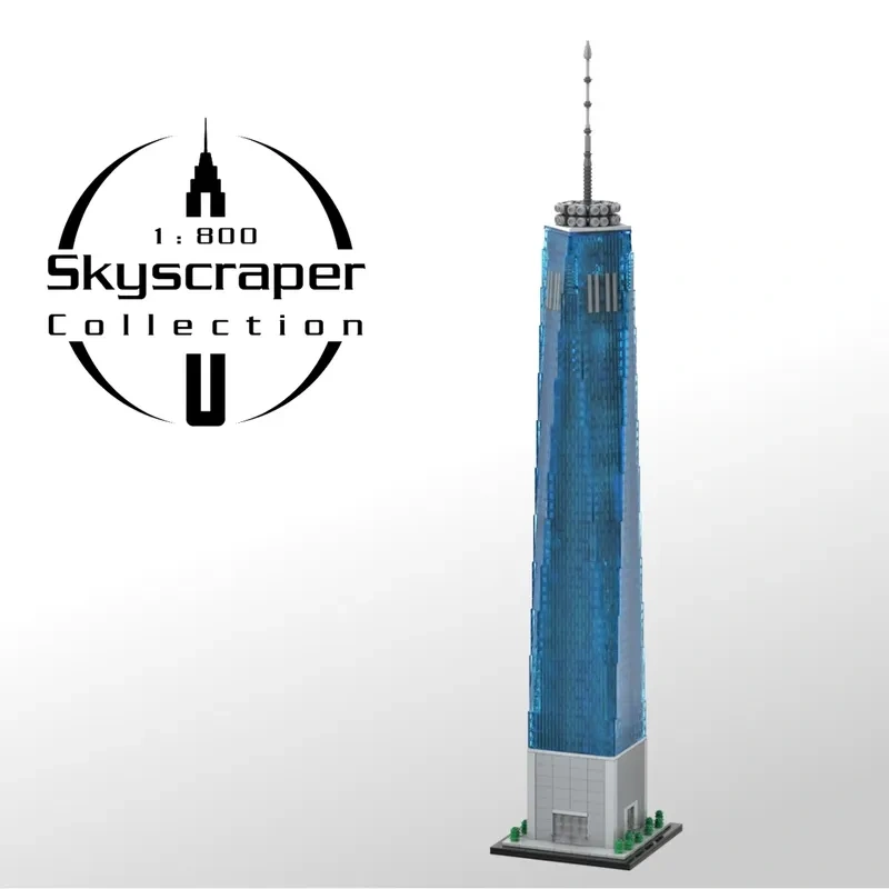 MOC Architecture Building World Trade Center Tower 3153 PCS block toys 159549