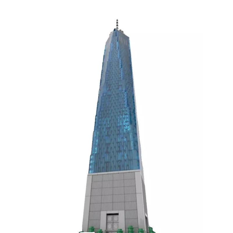 MOC Architecture Building World Trade Center Tower 3153 PCS block toys 159549