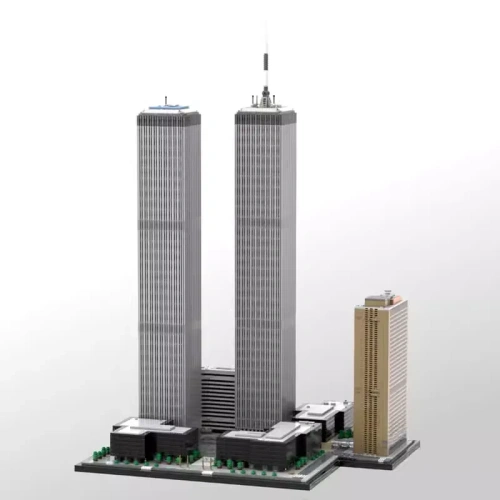 MOC Architecture Building The World Trade Center Complex 7124 PCS block toys 177998