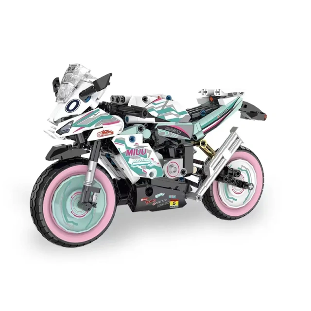 DK Technic Car Anime Motorcycle 530±PCS block toys 5018/5019