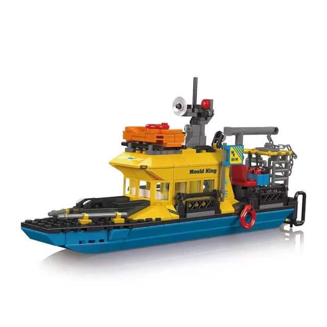 Mould King City Vehicl Mini undersea exploration vessel 380 PCS block toys 10134