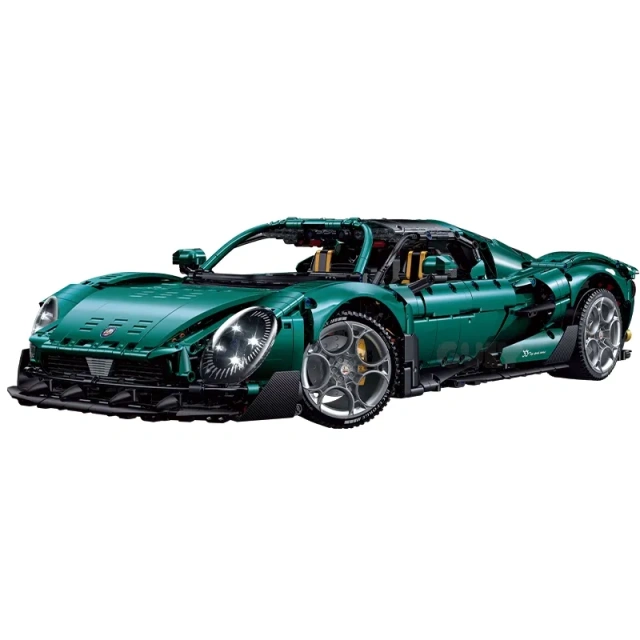 GULY Technic Car Alfa Romeo Sports car The emerald version 4208 PCS block toys 10621