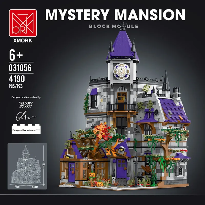 XMORK Creator Buildings Mystery Mansion 3433 PCS block toys 031056