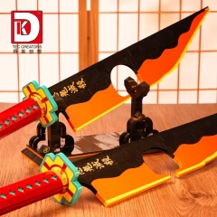 DK Creator Movie Demon Slayer Uzui Tengen Sun Blade 1478 PCS block toys 1507