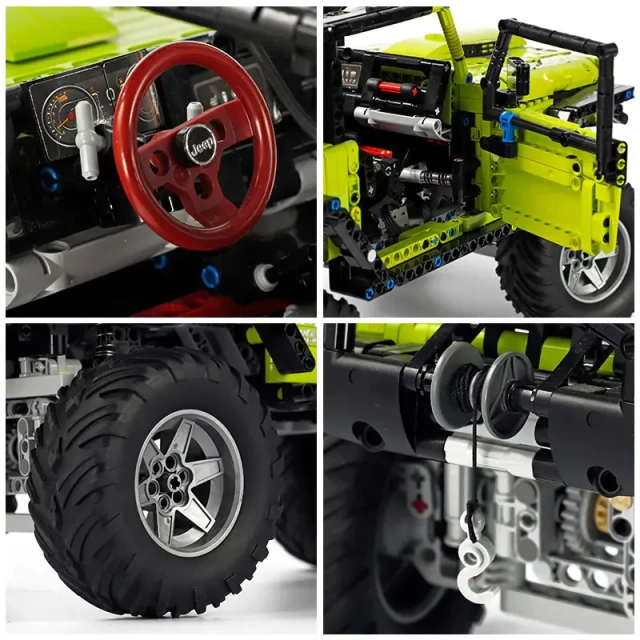 LEIER Technic Car Jeep Wrangler Rubicon 2342 PCS block toys LE-J902