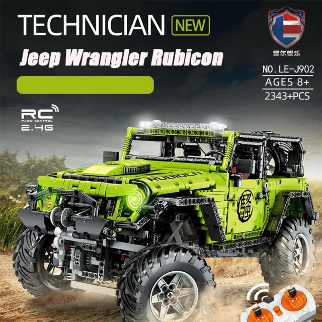 LEIER Technic Car Jeep Wrangler Rubicon 2342 PCS block toys LE-J902