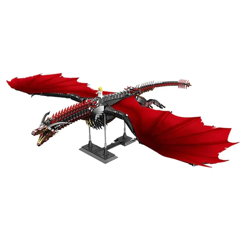Super 18K Movie Dragon Game of Thrones Drogon Viserion 1691 PCS block toys K89
