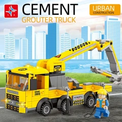 Cement crusher truck