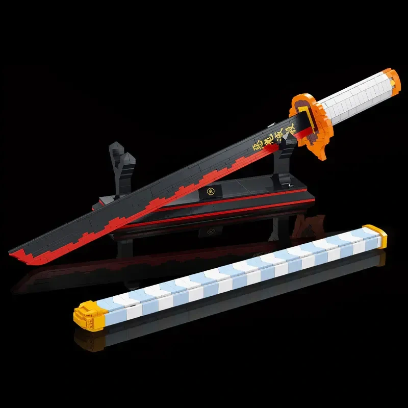 DK Creator Movie Demon Slayer Rengoku Kyoujurou Sun Blade 790 PCS block toys 1503