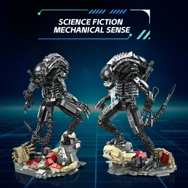 JIESTAR Creator Movie Xenomorph 882 PCS block toys JJ9154