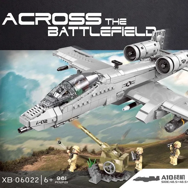 XINGBAO Military Vehicl Across The Battlefield：A10 961 ±PCS block toys XB-06022