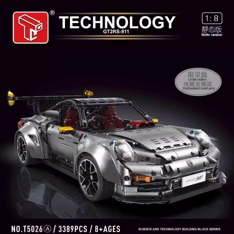TAIGAOLE Technic Car GT2RS-911 3389 PCS block toys T5026