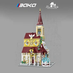 BaKa Creator Buildings Rosary Abbey 2960PCS block toys 33203