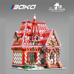 BaKa Creator Buildings Strawberry Ice Workshop 3945 PCS block toys 33204