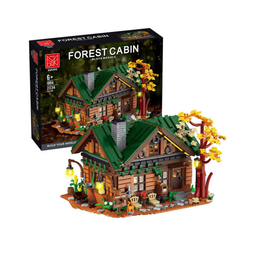 XMORK Creator Buildings Wooden house in the Forest 2234 PCS block toys 1004