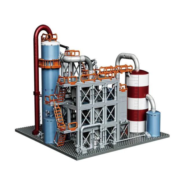 BaKa Creator Buildings Refinery 1831 PCS block toys 33200