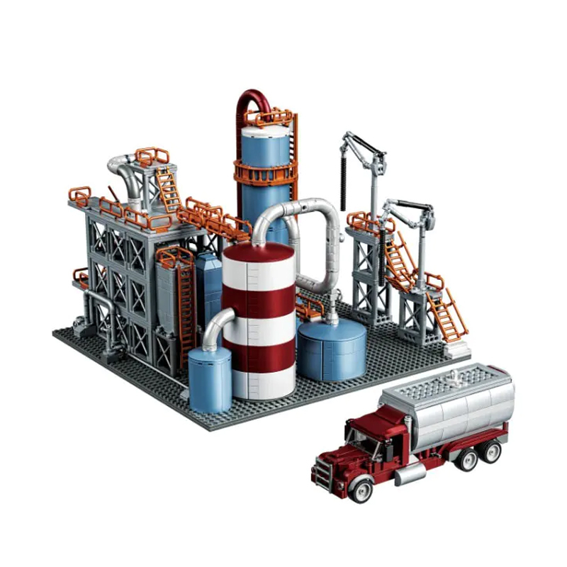 BaKa Creator Buildings Refinery 1831 PCS block toys 33200